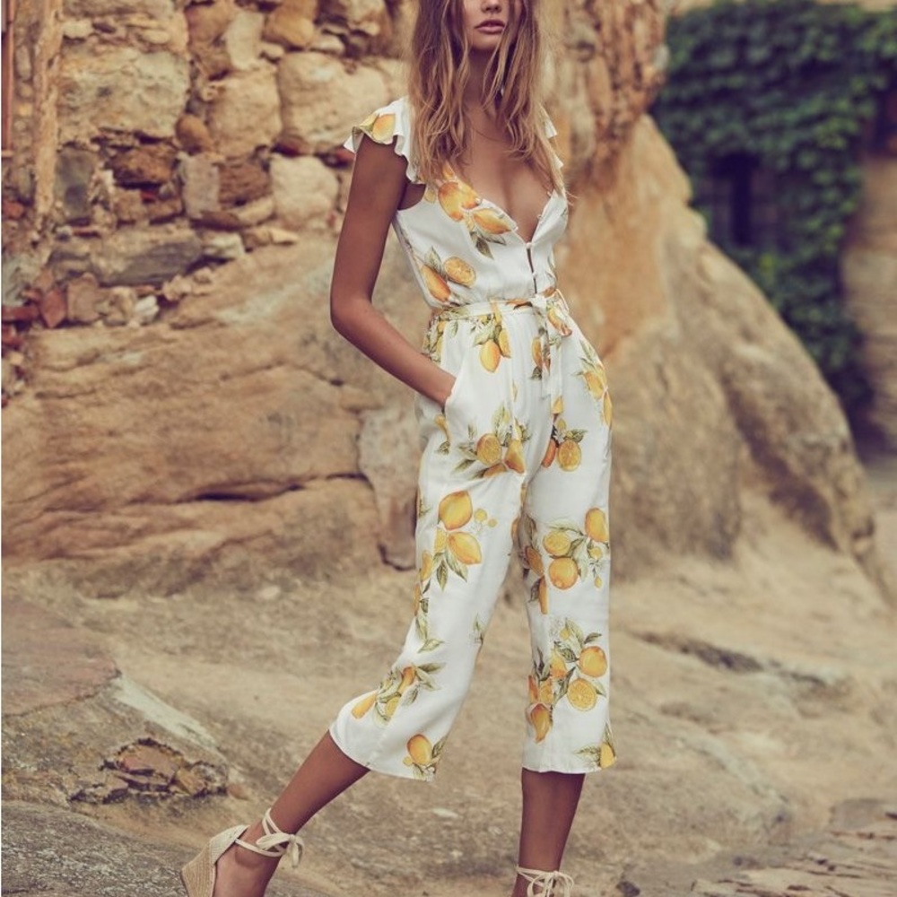 For Love and Lemons Limonada Jumpsuit
